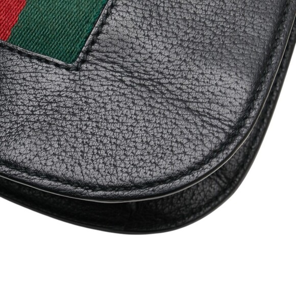 GUCCI Authentic Black Leather Shoulder Bag - Picture 14 of 16
